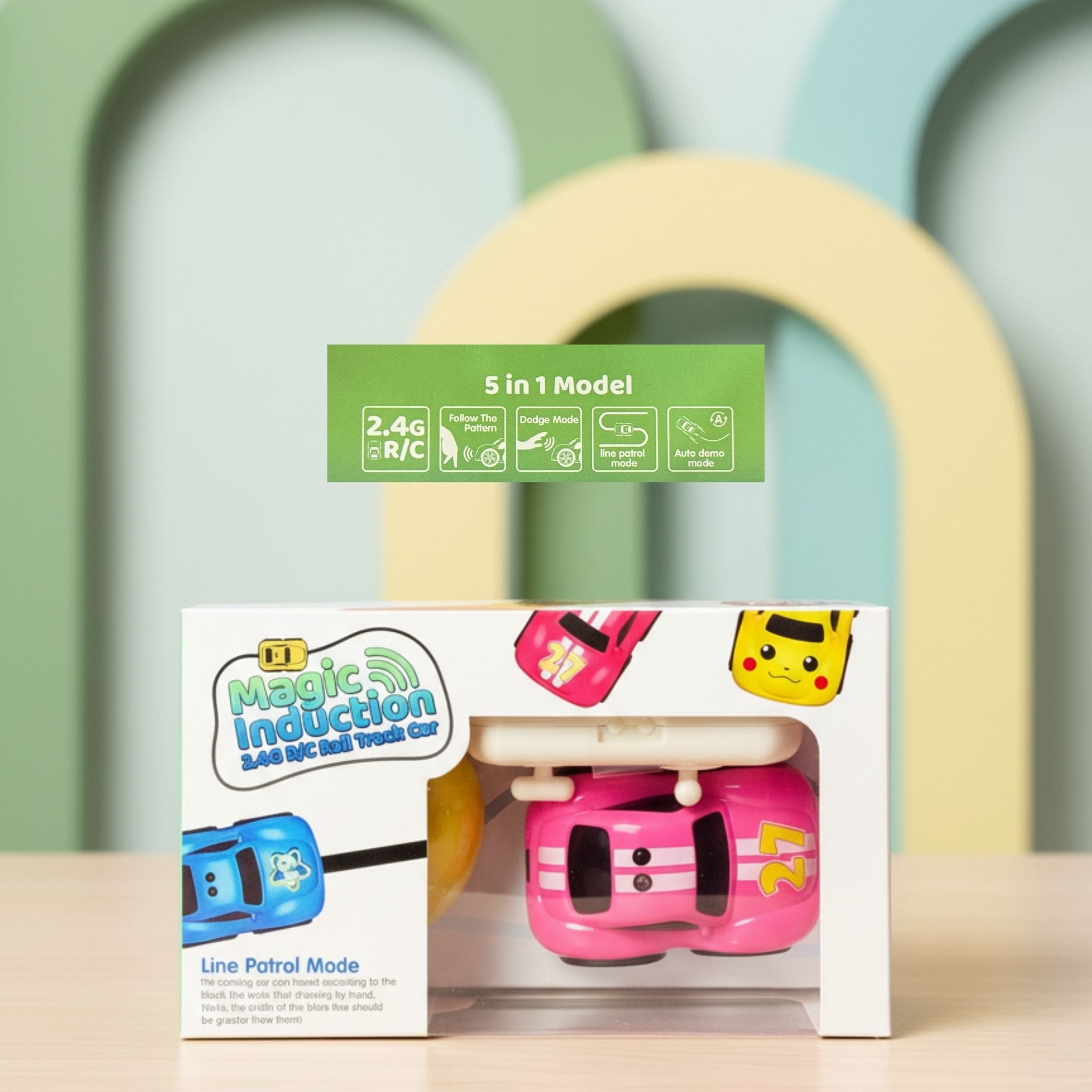 Induction & Remote Control Mini Magic Car