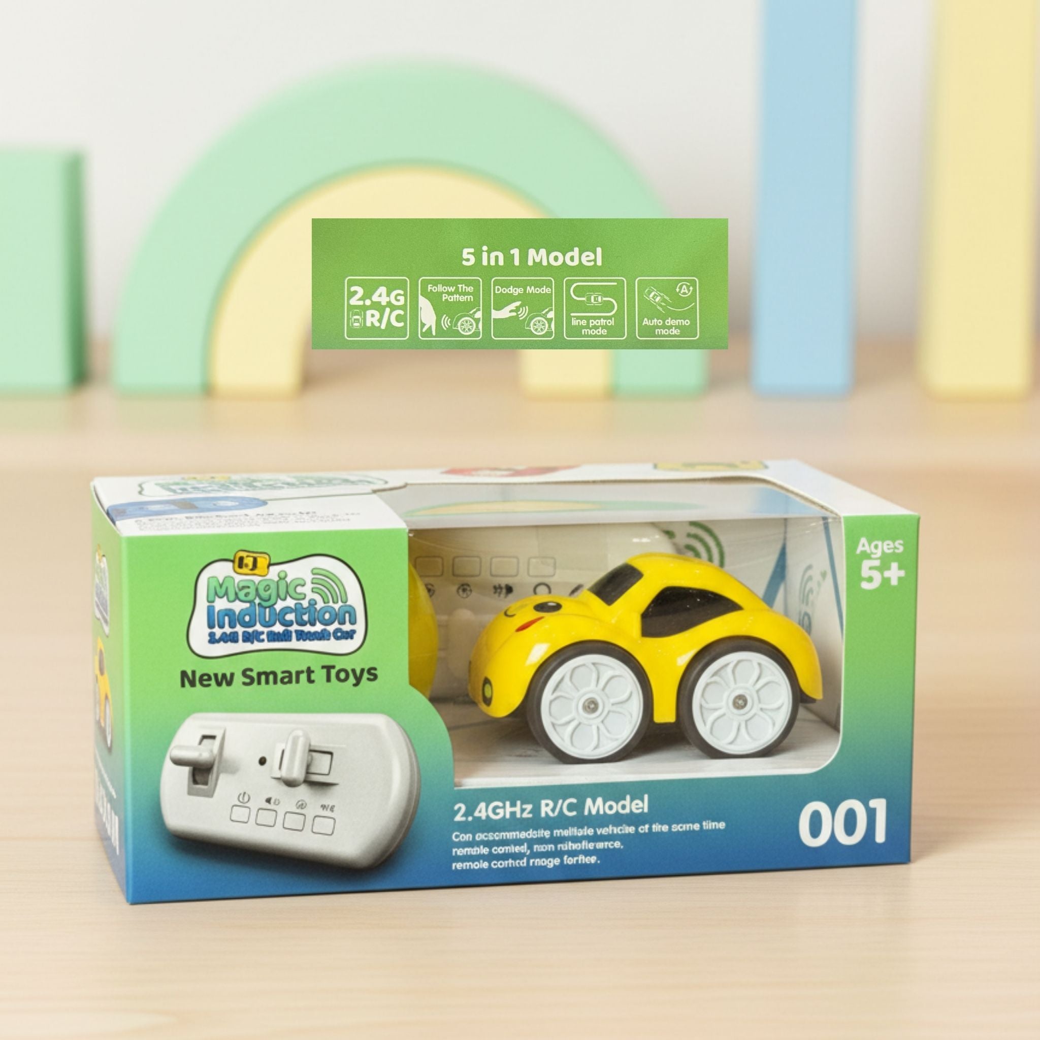 Induction & Remote Control Mini Magic Car